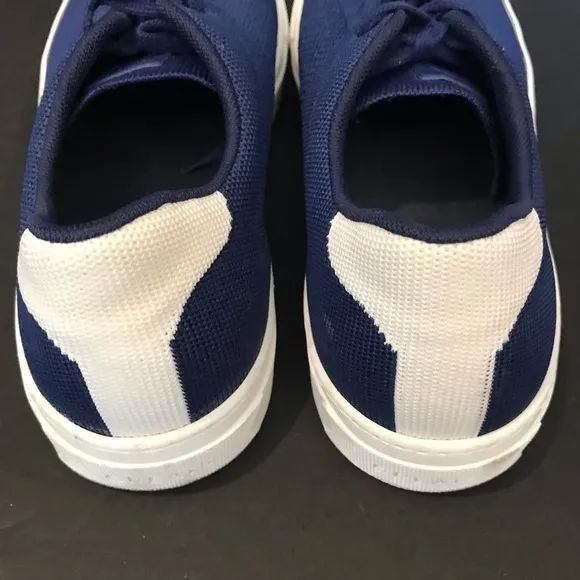 Greats “The Royal Knit”, Navy and White Sneakers, Size 11.5