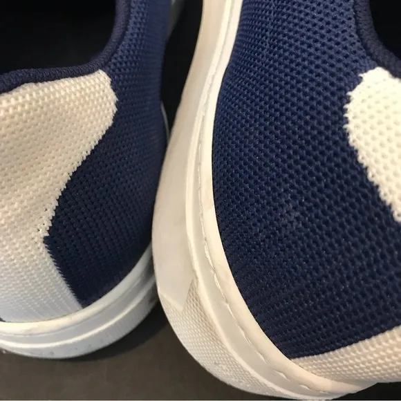 Greats “The Royal Knit”, Navy and White Sneakers, Size 11.5