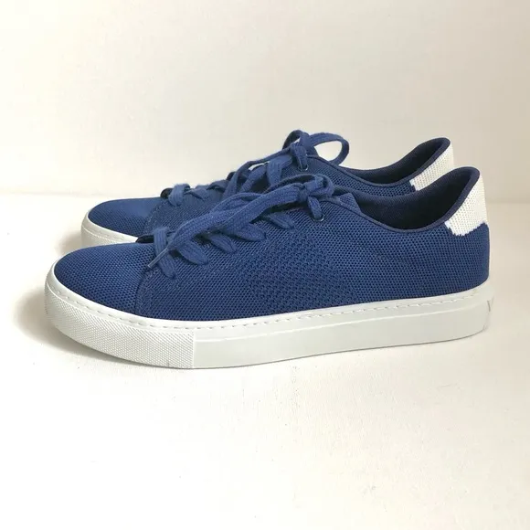 Greats The Royale Knit Blue / White Sneakers Size 8.5