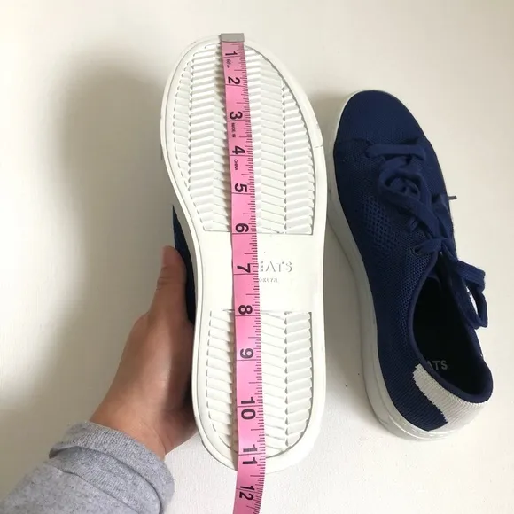 Greats The Royale Knit Blue / White Sneakers Size 8.5