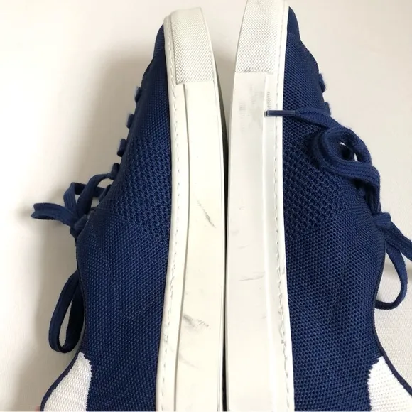 Greats The Royale Knit Blue / White Sneakers Size 8.5