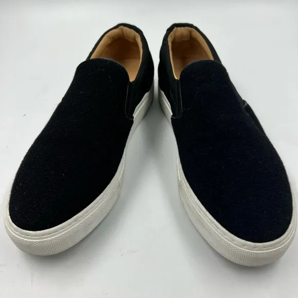 GREATS Womens Royal Cashmere Knit Black Sneakers Sz 7.5 Slip On
