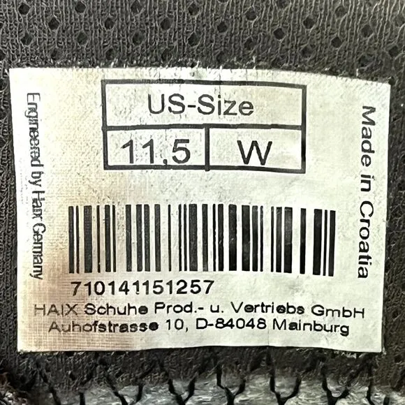 Haix‎ Scout 2.0 Combat Tactical Hiking Boots Waterproof Gore-Tex Mens Size 11.5W