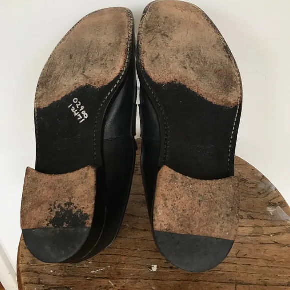 Hardrige French Made Black Leather Loafers