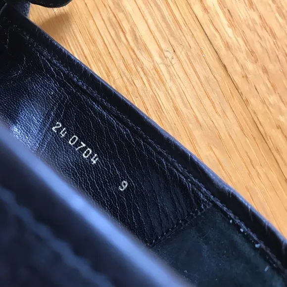 Hardrige French Made Black Leather Loafers