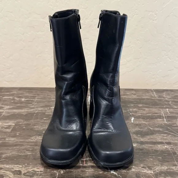 Harley Davidson Leather Flame Boots