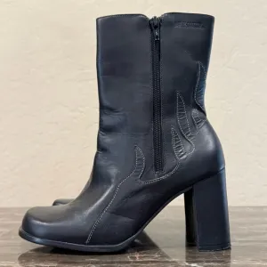 Harley Davidson Leather Flame Boots