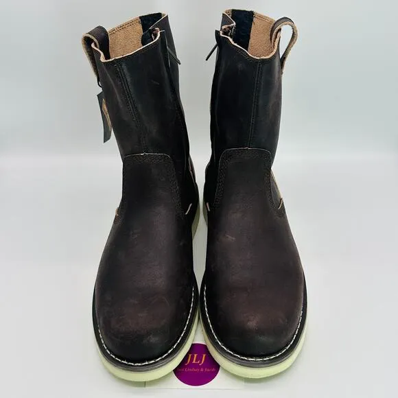 Harley Davidson Men's Aldredge 8-Inch Brown Leather Casual Boots D10008 Size 10