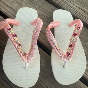 HAVAIANAS Pink Vacation Sandals Size 3