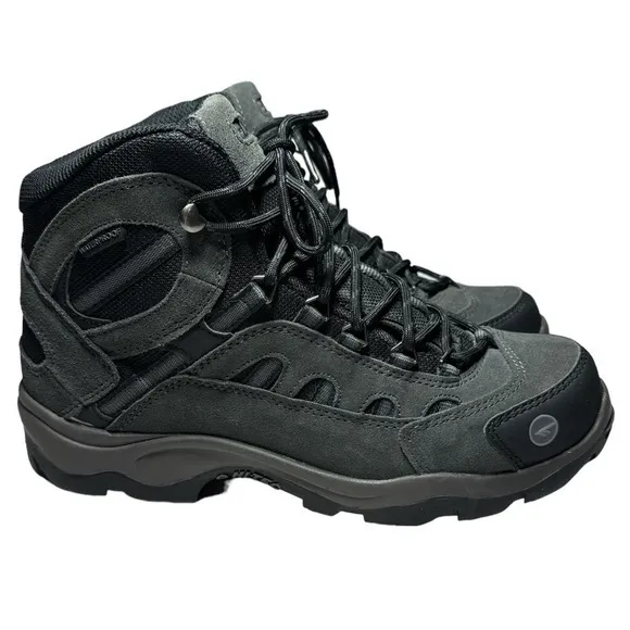 Hi-Tec‎ Men's Bandera Waterproof Trail Hiking Boots in Gray Suede (Size 8.5D)
