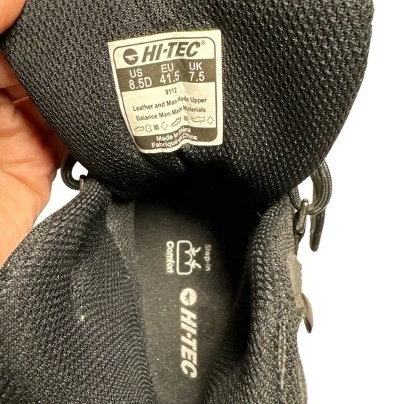 Hi-Tec‎ Men's Bandera Waterproof Trail Hiking Boots in Gray Suede (Size 8.5D)