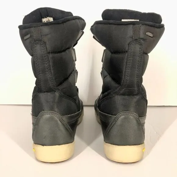 Hi-Tec Talia Black Shell Puffer Waterproof Winter Snow Boots Sz 9