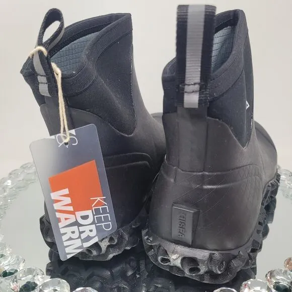 HISEA Ankle Garden Rain Boots Waterproof NonSlip Mens 10 Mud Working Chelsea NEW