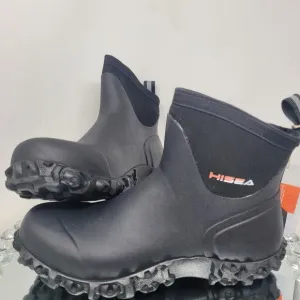 HISEA Ankle Garden Rain Boots Waterproof NonSlip Mens 10 Mud Working Chelsea NEW