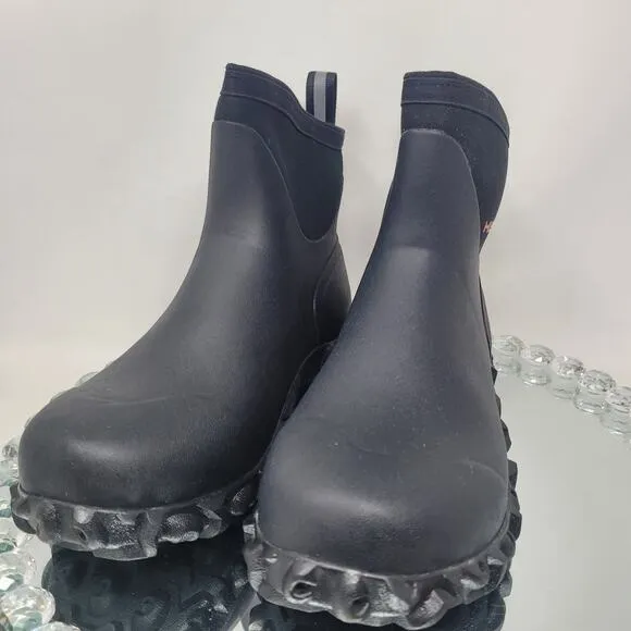 HISEA Ankle Garden Rain Boots Waterproof NonSlip Mens 10 Mud Working Chelsea NEW