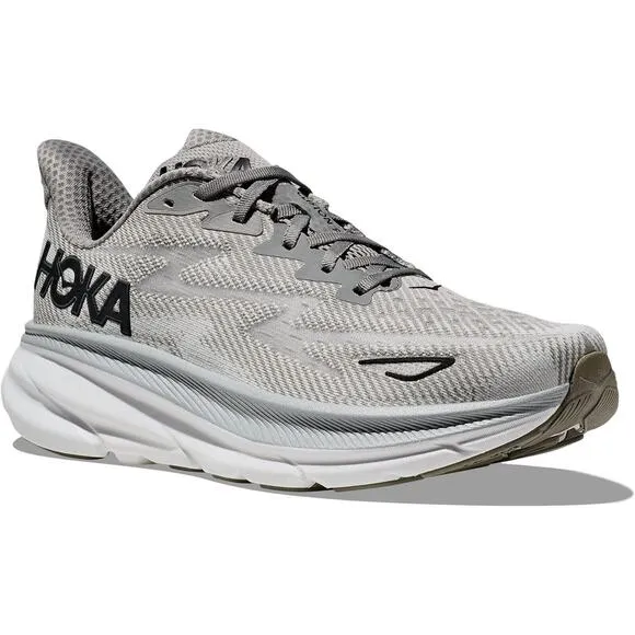 Hoka One Men's Clifton 9 Running Athletic Sneakers GRAY 11 EE WIDE NIB
