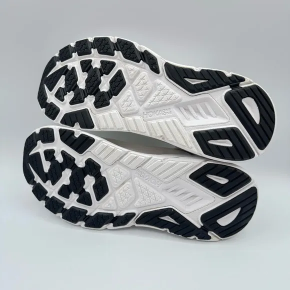 Hoka One One Arahi 7 Blanc De Blanc Steel Wool White Running Sneakers Men’s 9.5