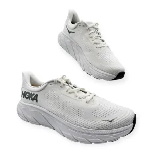 Hoka One One Arahi 7 Blanc De Blanc Steel Wool White Running Sneakers Men’s 9.5