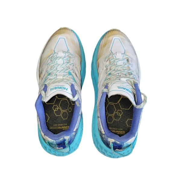 Hoka One One Women's Speedgoat 4 1106527 TGT Blue Running Shoes Sneakers Size 7
