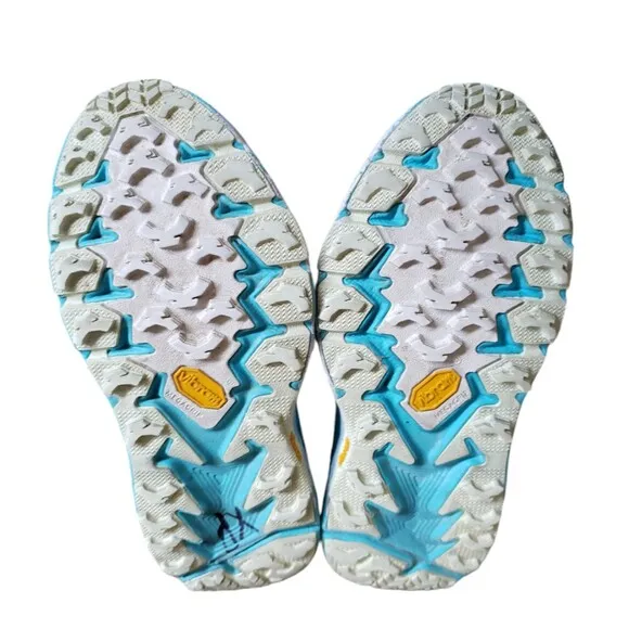 Hoka One One Women's Speedgoat 4 1106527 TGT Blue Running Shoes Sneakers Size 7