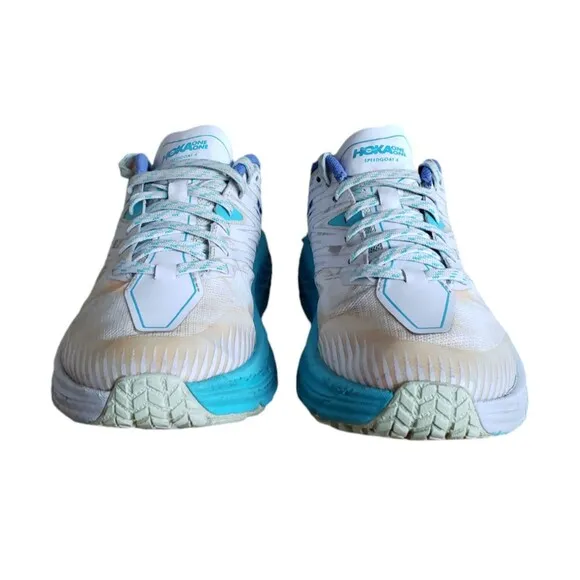 Hoka One One Women's Speedgoat 4 1106527 TGT Blue Running Shoes Sneakers Size 7