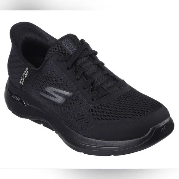 ⛔️HP 11/5⛔NIB Skechers Black Arch Fit Air Cooled Memory Foam Men's 10.5 Sneakers