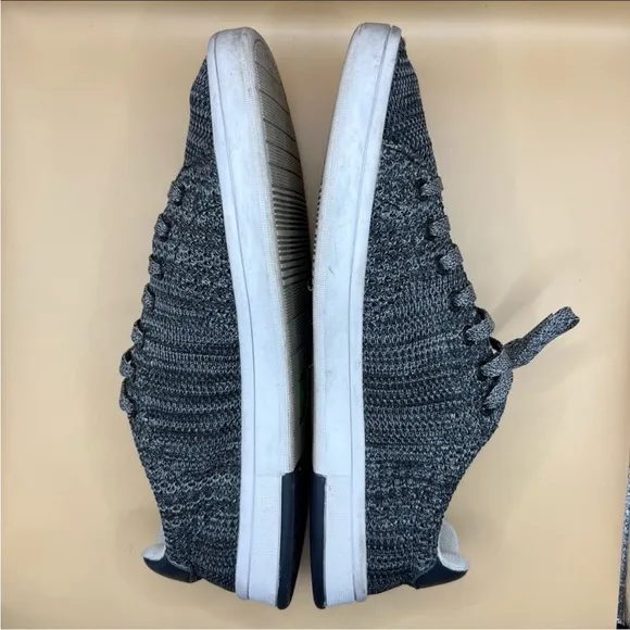 Hugo Boss Men’s Rayadv Knit-like Sneakers Size 42 (9US) grey/white GUC