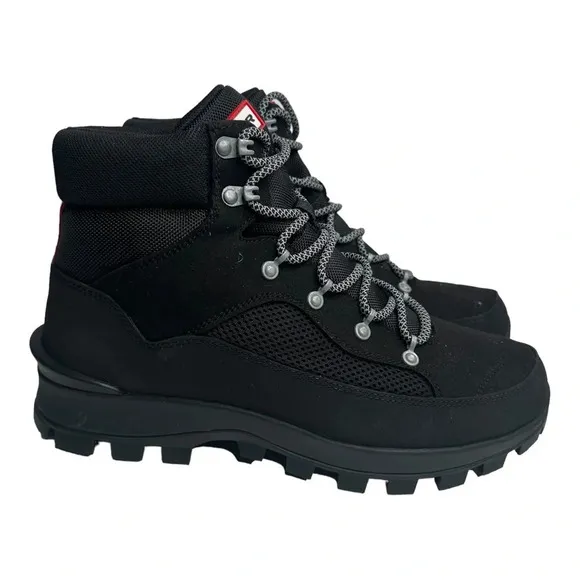 Hunter Men's Explorer Insulated Commando Boot in Black. Sz: 9
