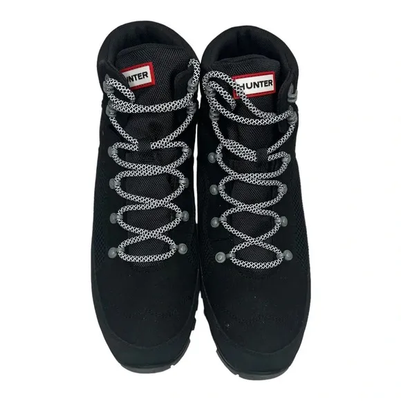 Hunter Men's Explorer Insulated Commando Boot in Black. Sz: 9