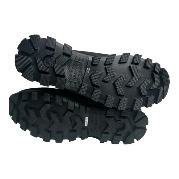 Hunter Men's Explorer Insulated Commando Boot in Black. Sz: 9