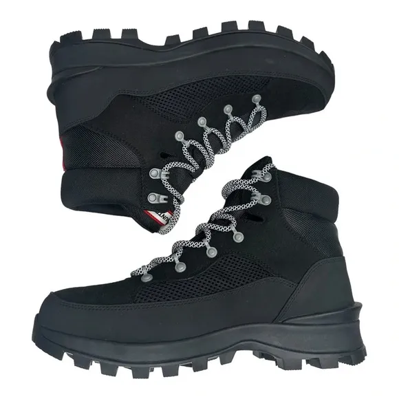 Hunter Men's Explorer Insulated Commando Boot in Black. Sz: 9