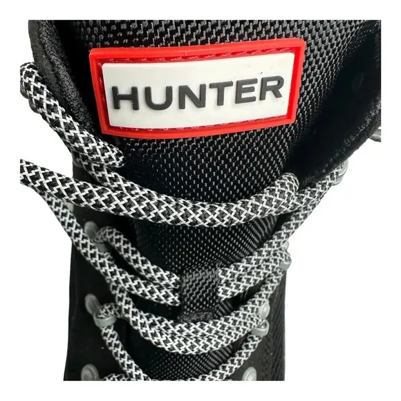 Hunter Men's Explorer Insulated Commando Boot in Black. Sz: 9
