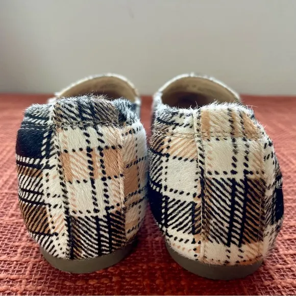 Hush Puppies Hazel Pointe Flat Loafers in Retro Plaid Size 6.5W NIB &amp; NWT