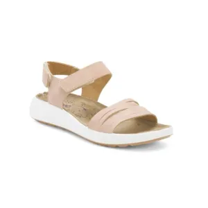 IMAC Beige Made In Italy Suede Comfort Flat Sandals