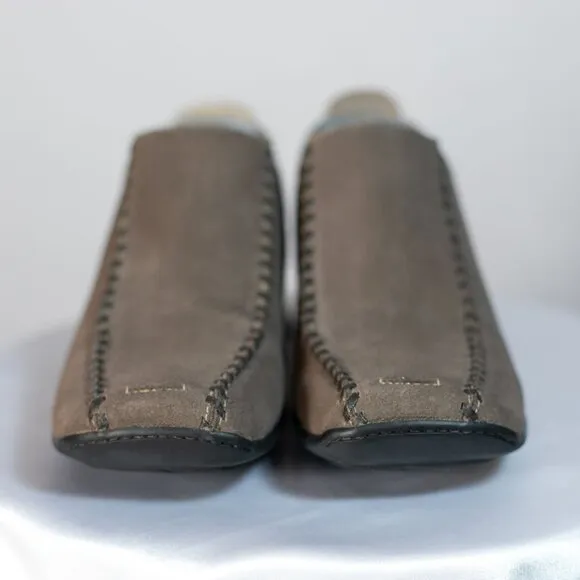 Indigo by Clarks Womens Shoes Slip On Loafers Suede Brown Size 6M