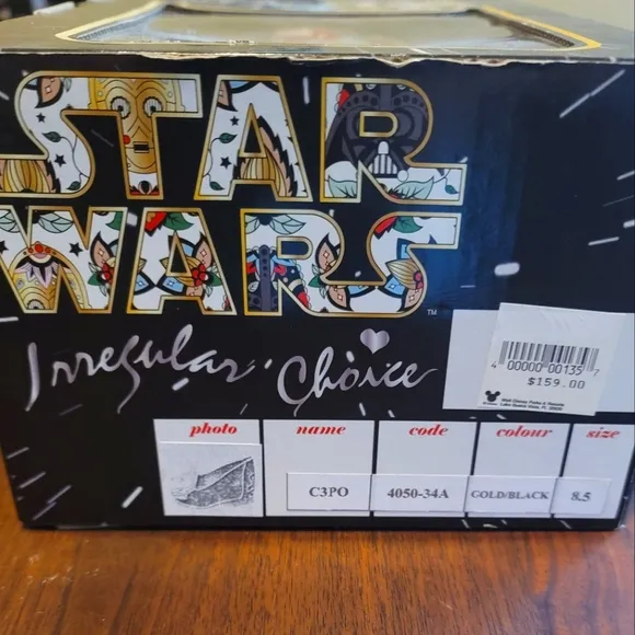 Irregular Choice C-3PO flats (NWT)