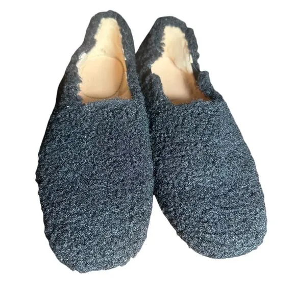J. Crew Sherpa Flats with Elastic in BlackSize: 8 1/2 comfy cozy unique casual