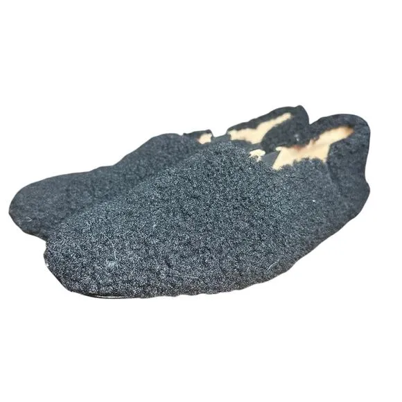 J. Crew Sherpa Flats with Elastic in BlackSize: 8 1/2 comfy cozy unique casual