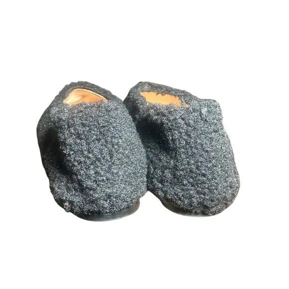J. Crew Sherpa Flats with Elastic in BlackSize: 8 1/2 comfy cozy unique casual