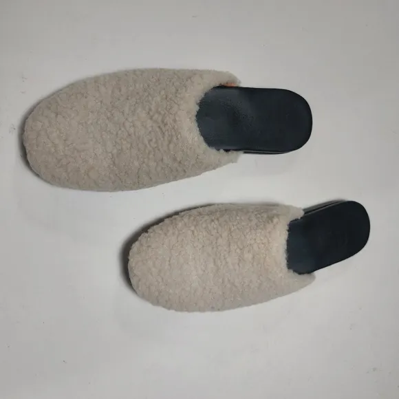 J. CREW Women's Sherpa Mule Flats Size 8.5M