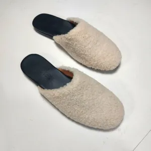 J. CREW Women's Sherpa Mule Flats Size 8.5M