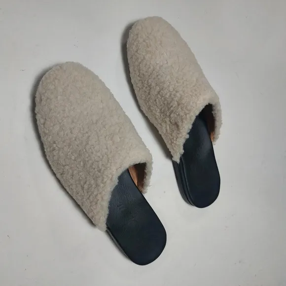 J. CREW Women's Sherpa Mule Flats Size 8.5M