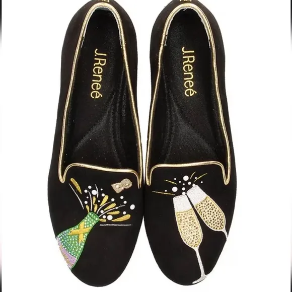 J. Renee' Flat - Newyear Faux Suede