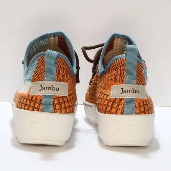 Jambu Womens' Jenny Knit Teal Multicolor Sneaker NWOT
