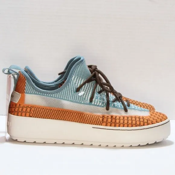 Jambu Womens' Jenny Knit Teal Multicolor Sneaker NWOT