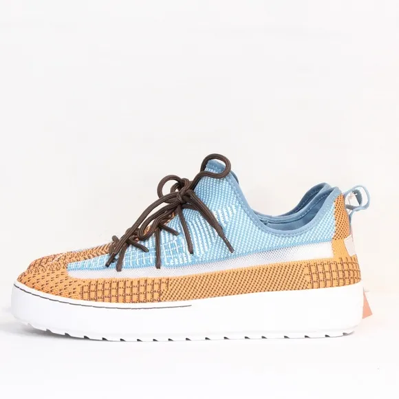 Jambu Womens' Jenny Knit Teal Multicolor Sneaker Size 11 NWT