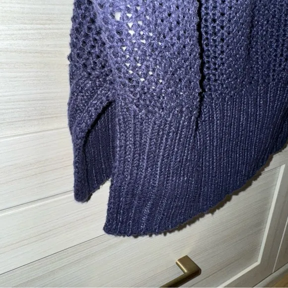 J.Crew Dip-dyed ombré beach sweater-AM099-linen-MONACO BLUE RAW INDIGO X…