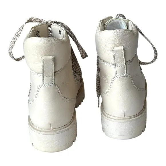 J.Crew Leather Hiker Boot for women in Dusty Ivory | 10 -M
