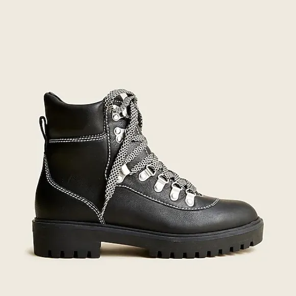 J.Crew Lightweight leather Nordic boots