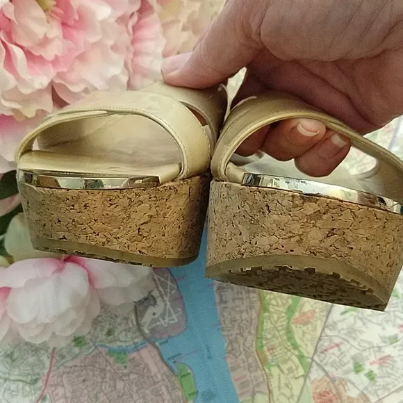 Jimmy Choo Patent Leather Slides Sz. 39.5